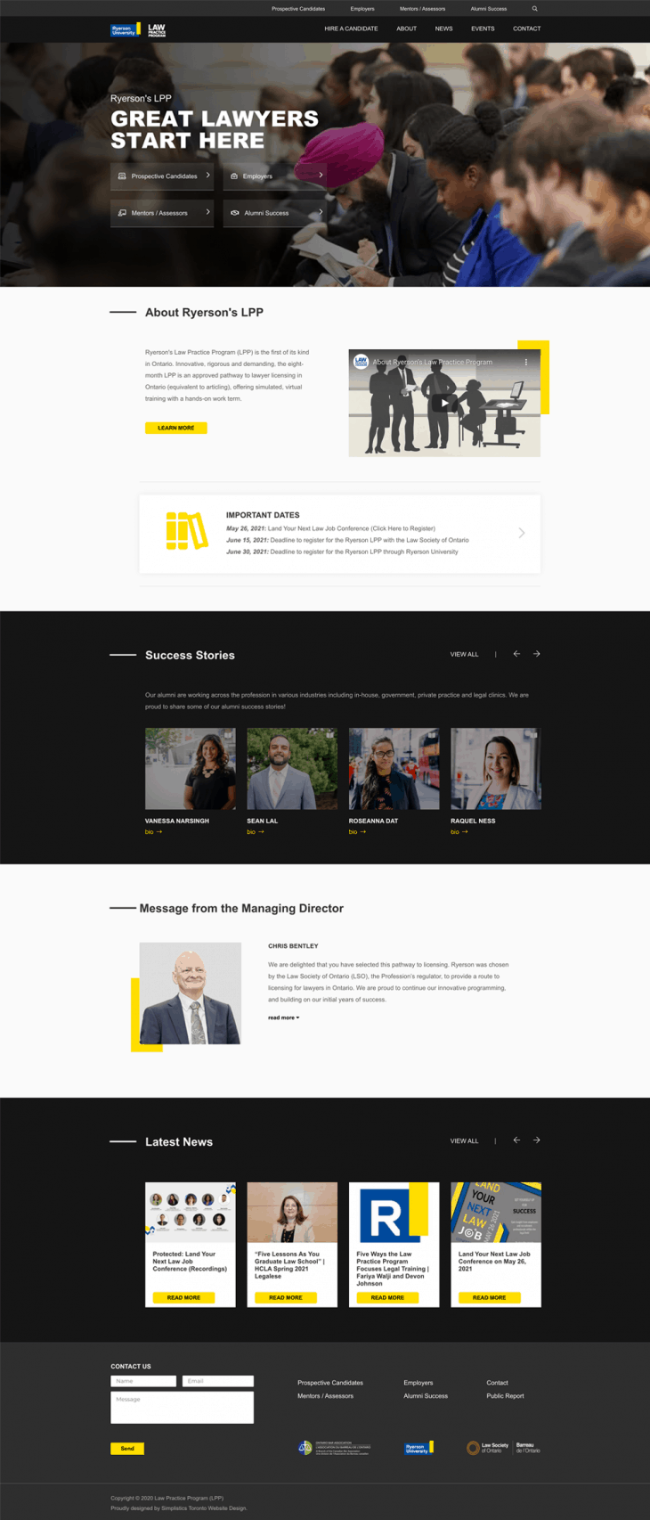 Toronto Web Design on laptop image