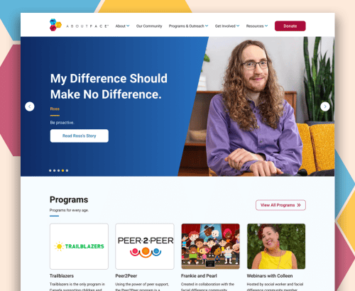 AboutFace Custom Toronto Website Design